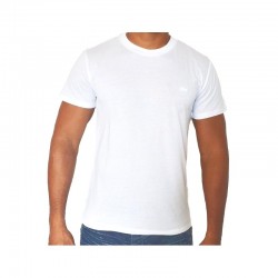 T-shirt LACOSTE uni Blanc