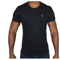 T-shirt R. LAUREN noir oxford